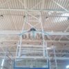 Ceiling mounted basketball construction